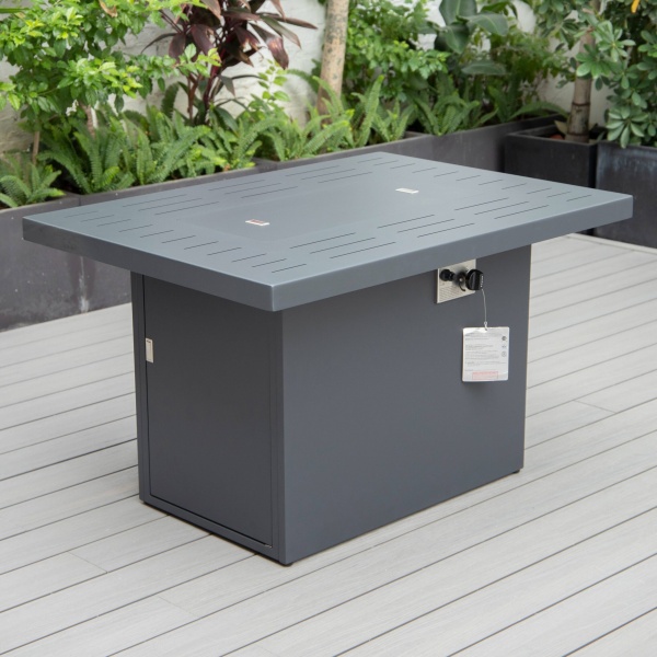 Cheltenham Aluminium 4 Seater Sofa Set With Fire Pit - Image 11