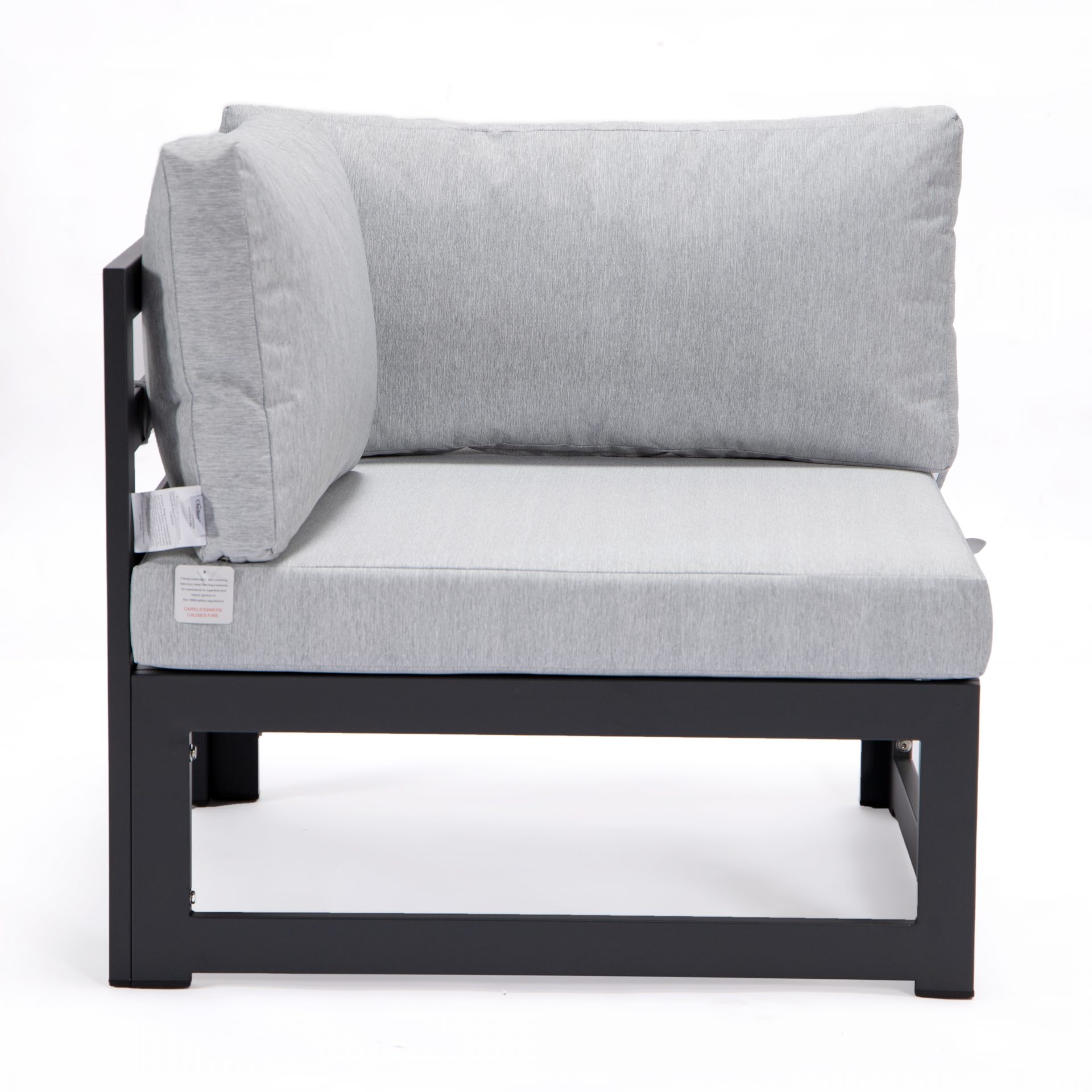 Cheltenham Aluminium 6 Seater Corner Sofa With Fire Pit - Image 16